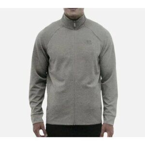 NEW Bench Urbanwear Men's L Moisture Wicking Full Zip Jacket Light Gray